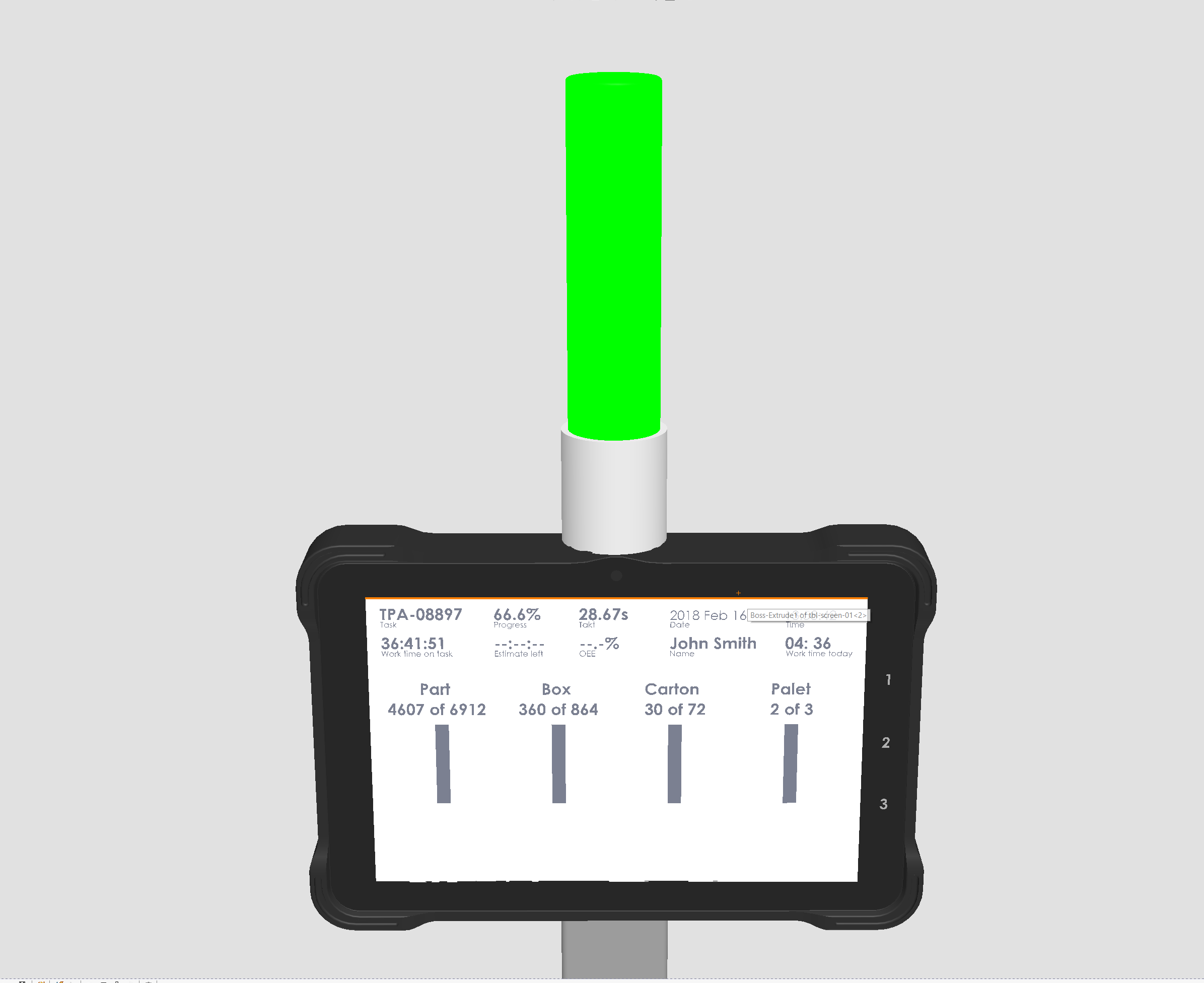 Iwoscan tablet logger